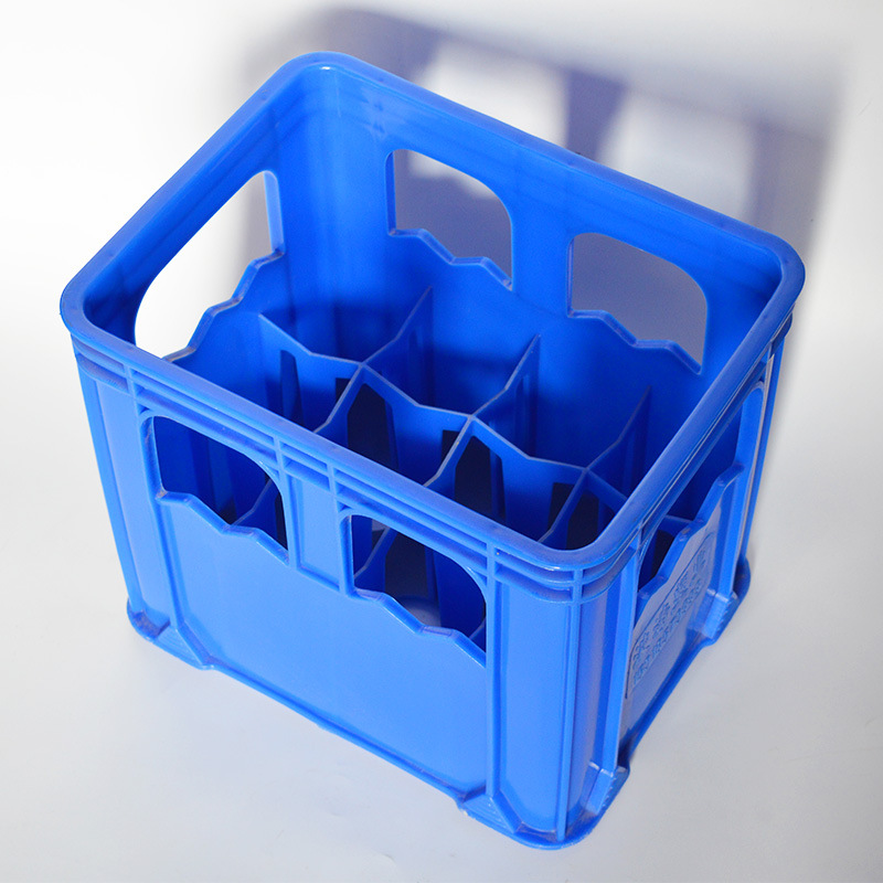 厂家直销12格装加厚啤酒筐 全新料塑料啤酒箱