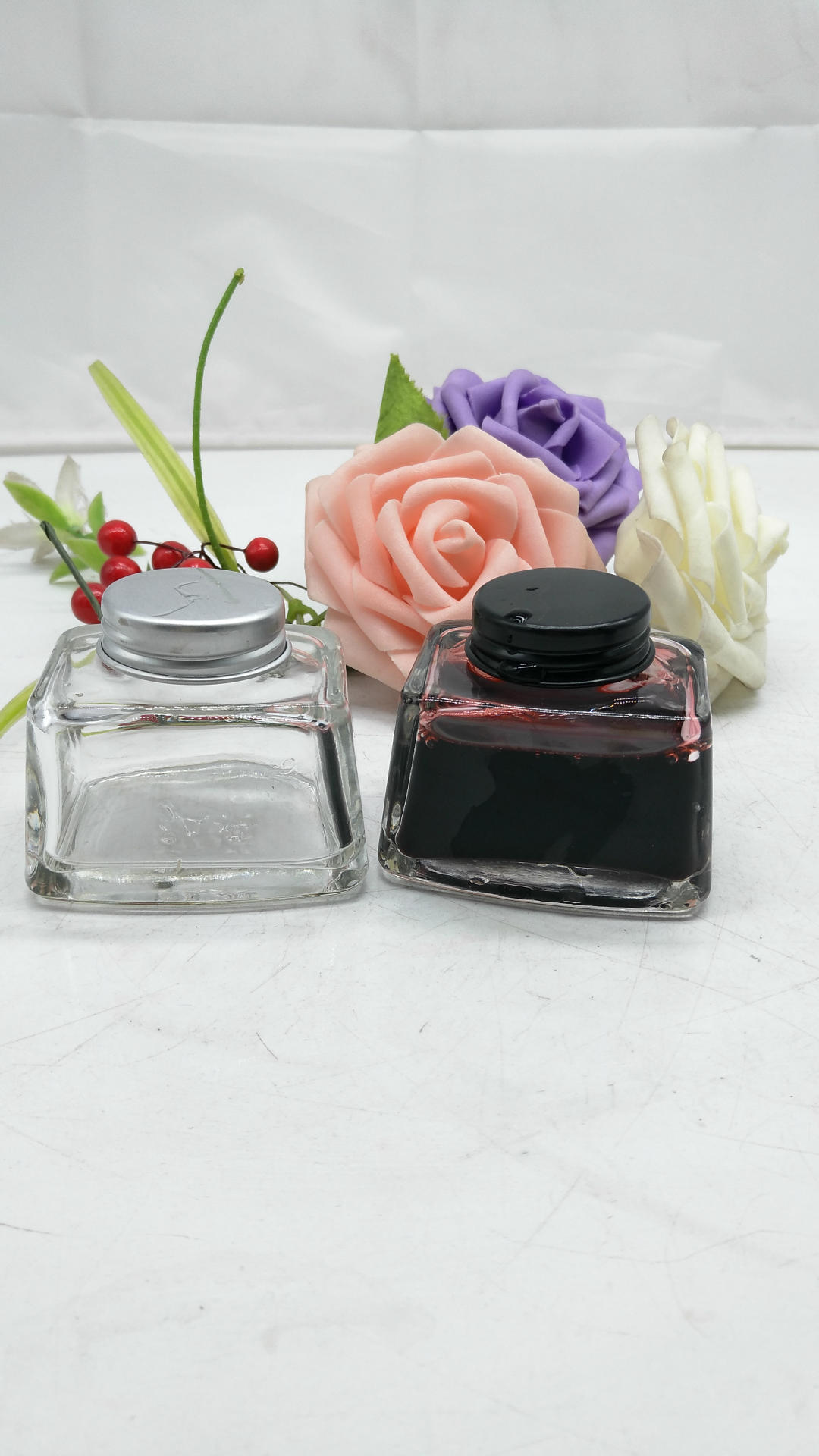 批发新款60ml百乐pilot ink-60墨水瓶 钢笔水瓶施耐德墨水玻璃瓶