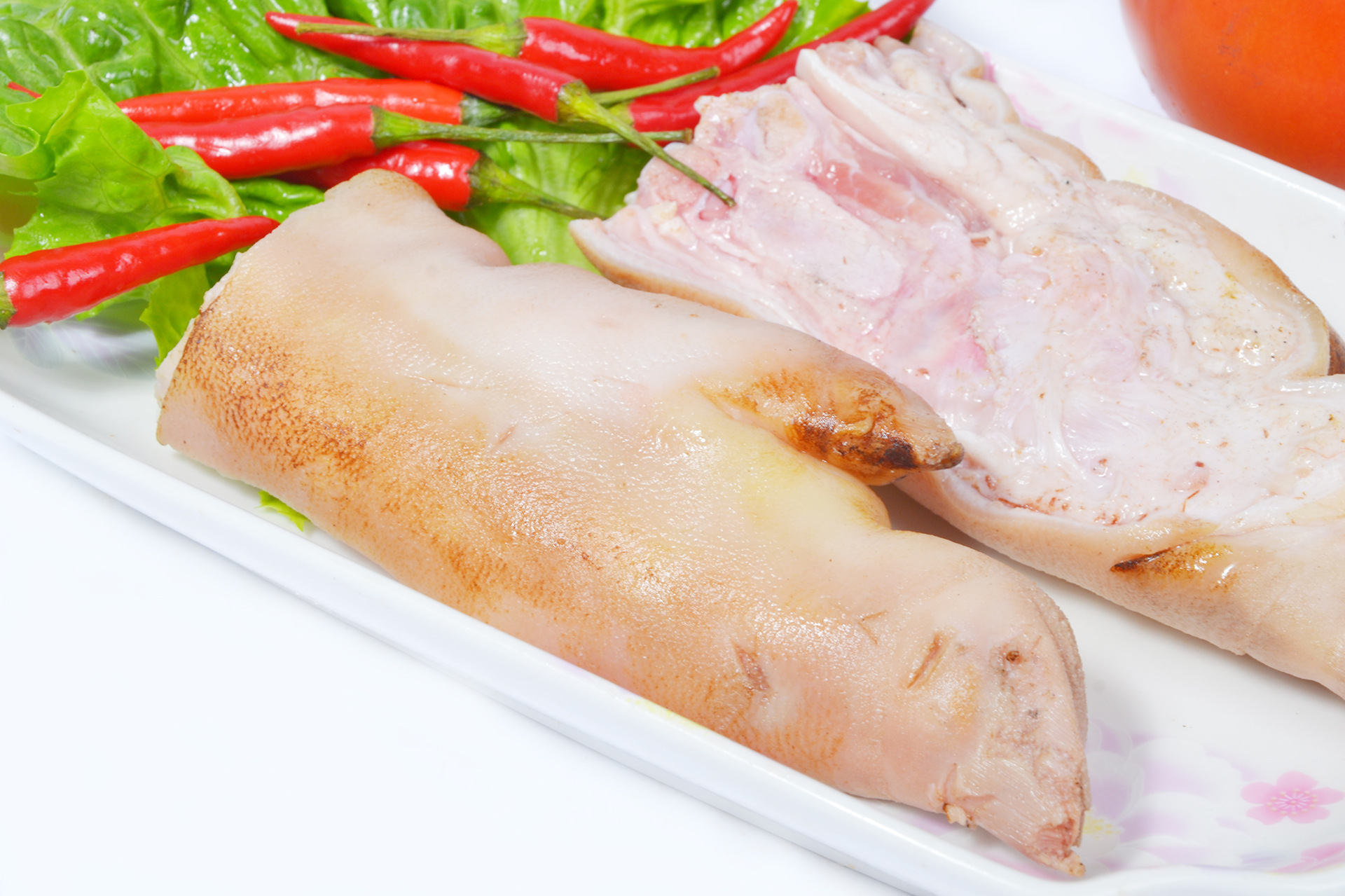 湖南厂家 宴源鲜供应开边猪蹄花 新鲜开边猪蹄