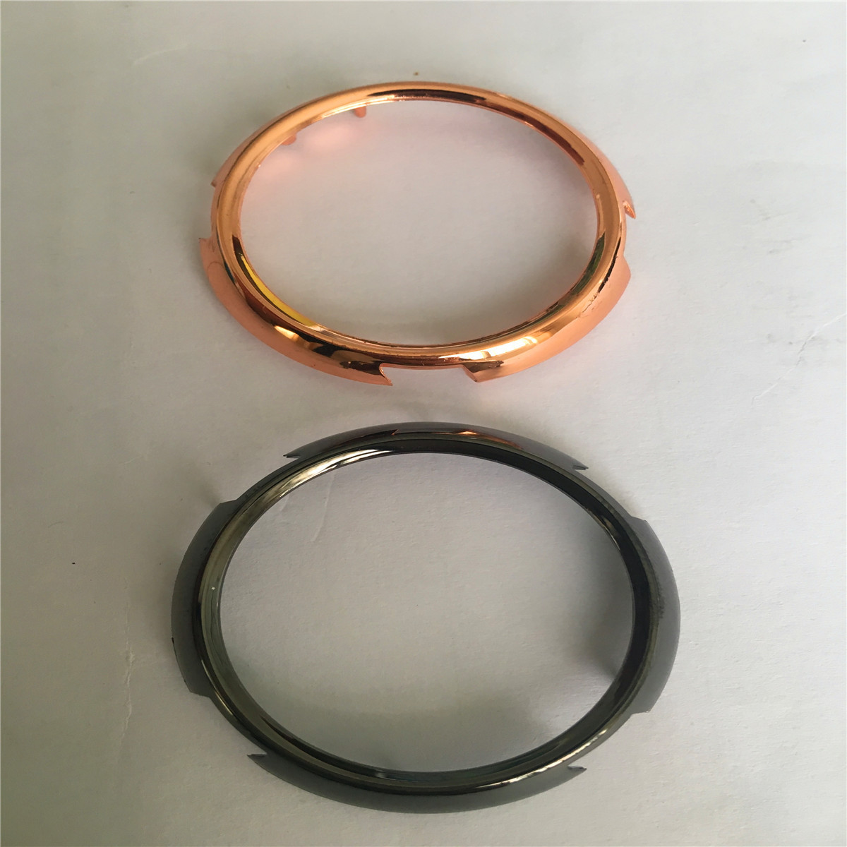 浙江塑胶电镀加工 装饰环/圈真空镀 高品质手表圈电镀加工