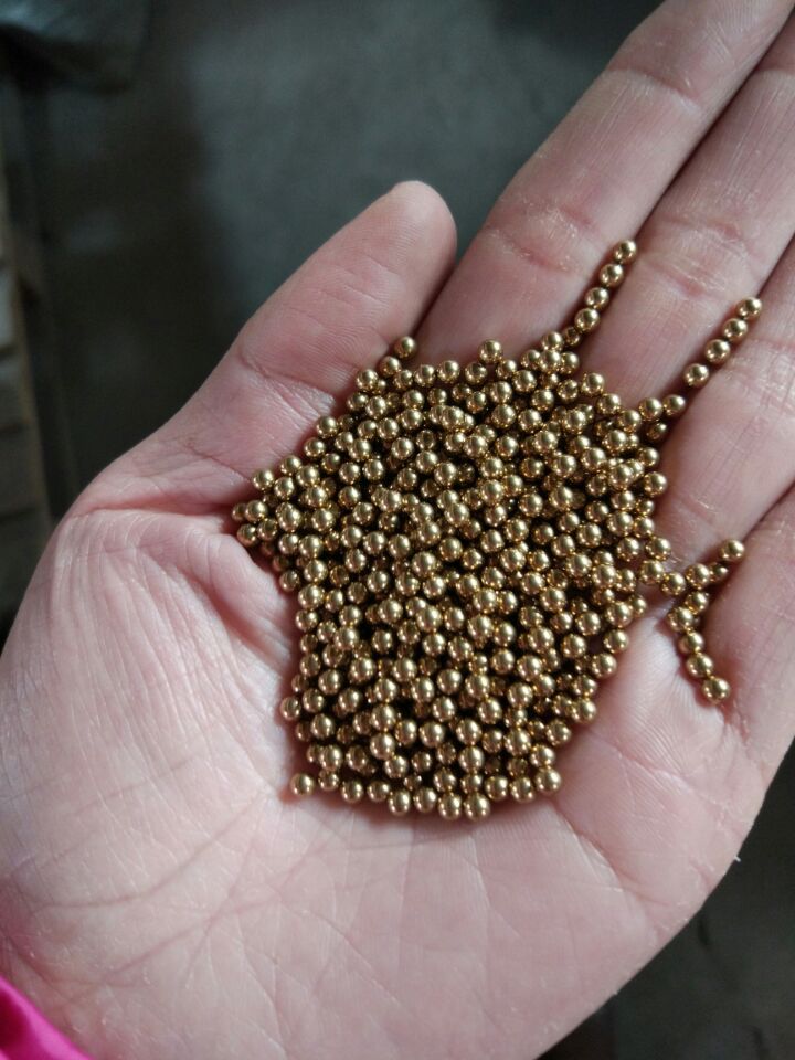 黄铜球实心铜球铜珠紫铜球03mm254mm