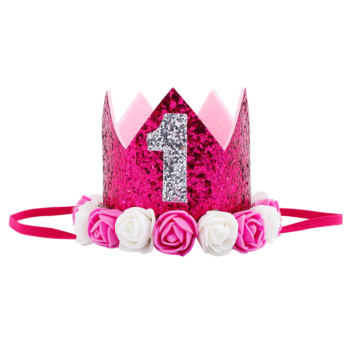 儿童宝宝皇冠发带2018生日皇冠 派对皇冠头饰 公主生日派对皇冠