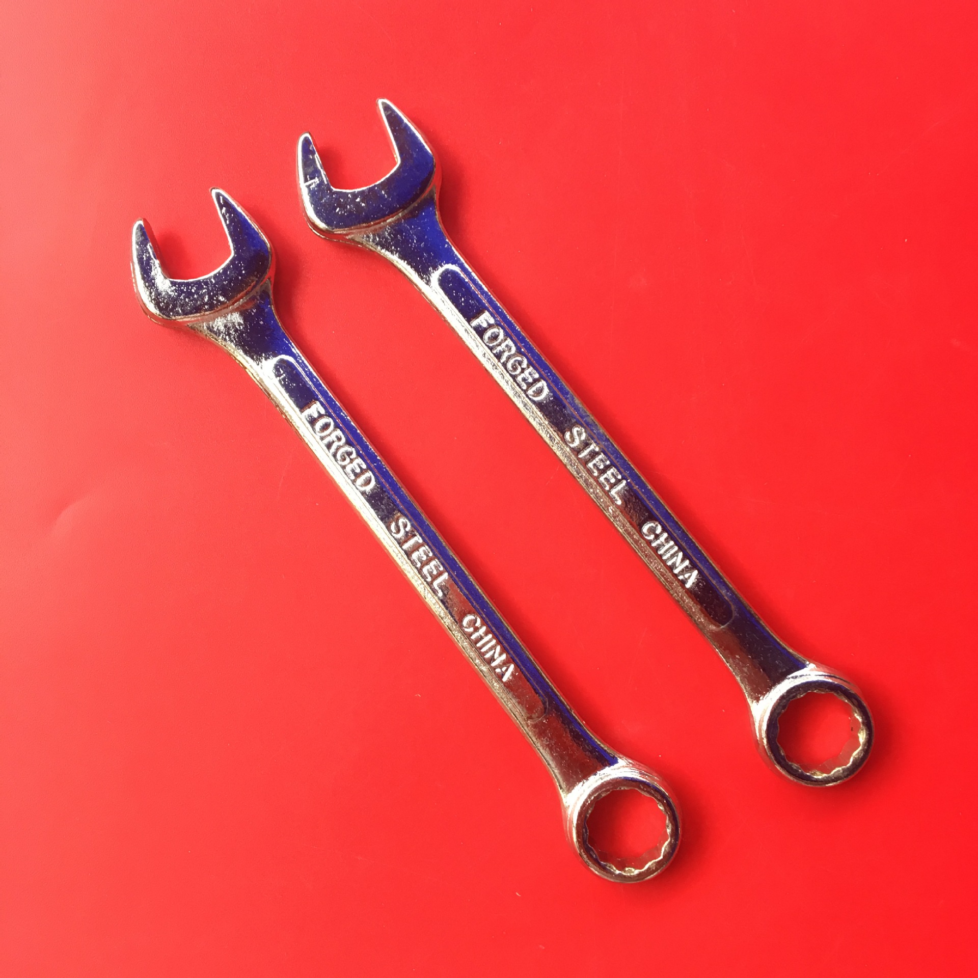 抛光优质铬钒钢快速梅花开口两用棘轮扳手12号开口梅花两用扳手