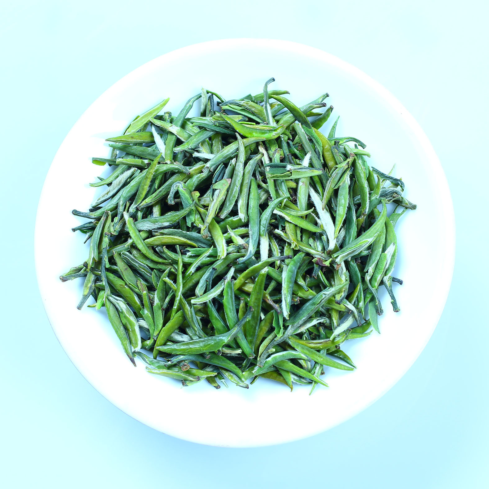 散装称重新茶峨眉山云雾绿茶单芽青针雨前嫩芽竹叶型青茶头采雀舌