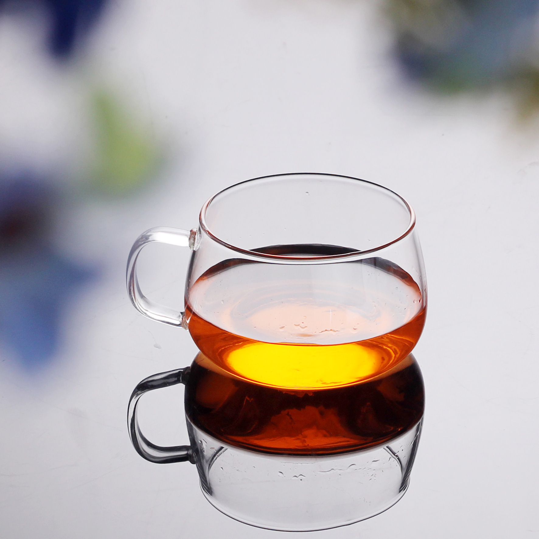 防爆耐热耐高温玻璃杯 茶杯水杯子透明 咖啡杯 牛奶杯 轻便