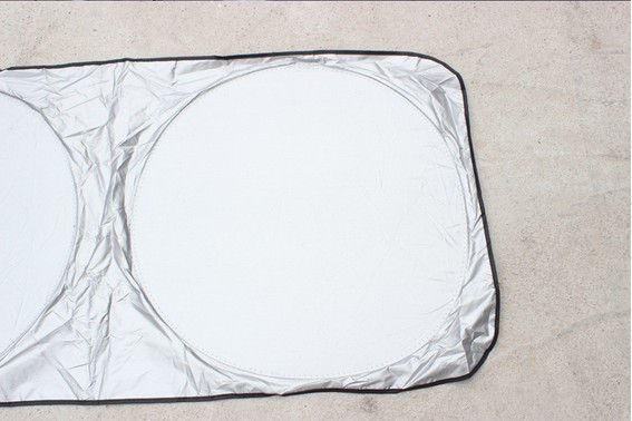 汽车涂银布遮阳挡太阳挡 150*70cm可折叠方便收纳