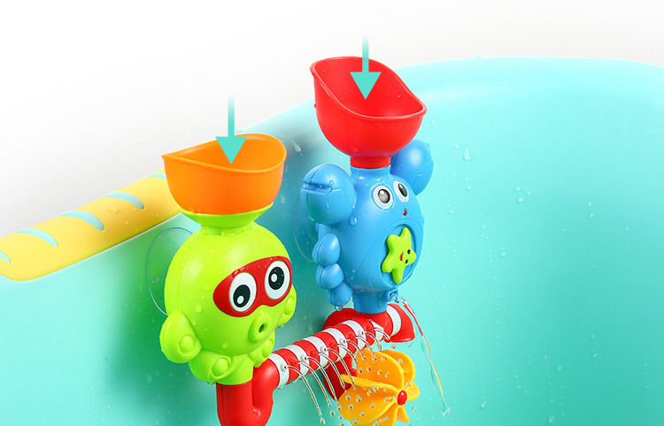 婴幼儿童花洒玩水装备 儿童洗澡戏水玩具宝宝 沐浴室喷水转转乐