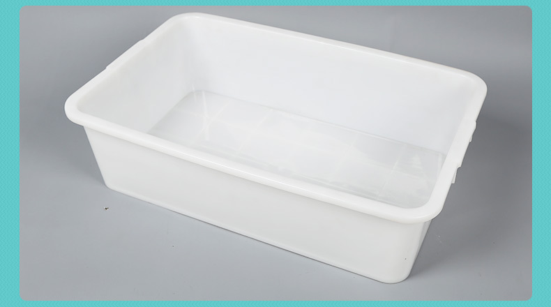 加厚塑料白色方盆塑料白色方盒食品包装盒塑料冰盘