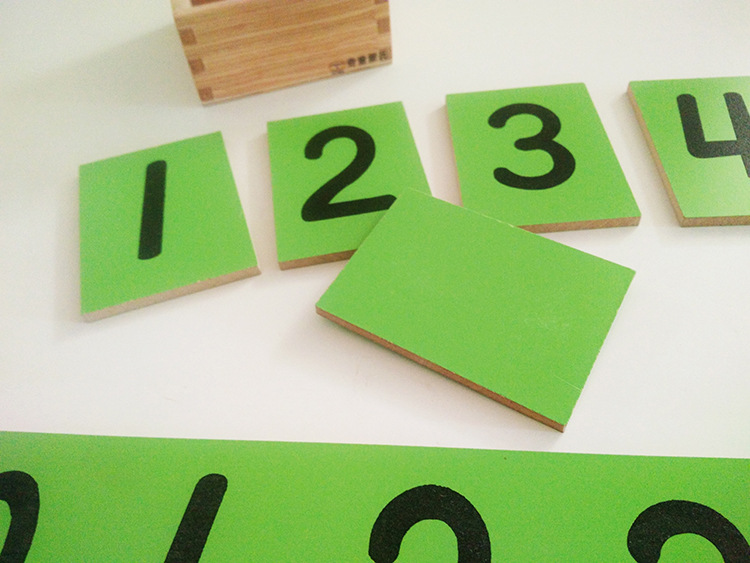 厂家直销 小型砂数字板配长板 蒙氏数学教具婴幼儿童专业早教益智