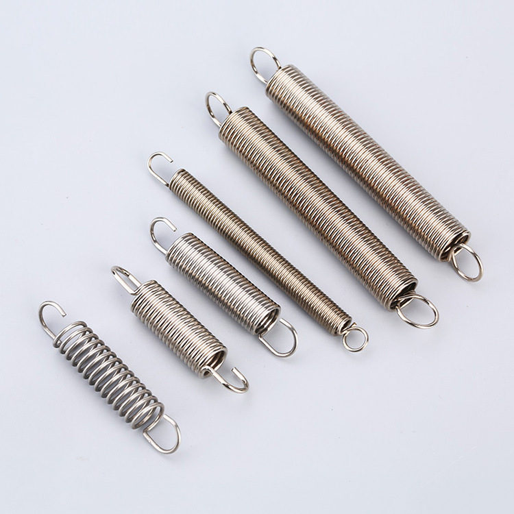 不锈钢双钩拉弹簧机械拉簧恒力压弹簧多种精密拉力弹簧厂加工批发