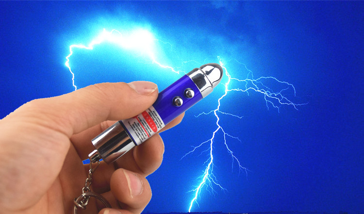 整人激光灯玩具整蛊玩具稀奇古怪恶搞钥匙镭射两用手电筒