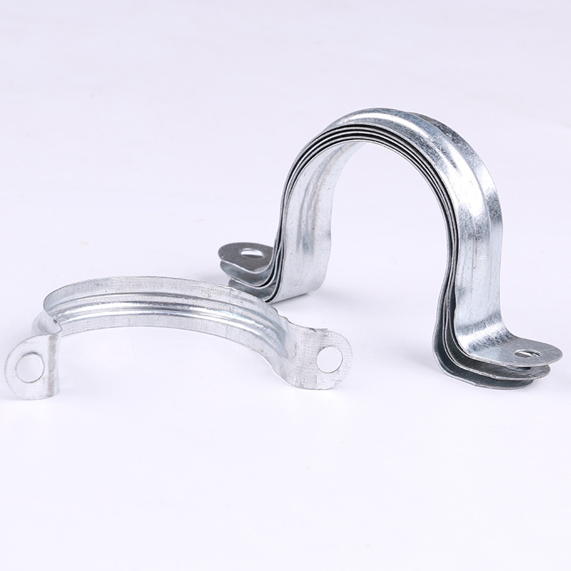 加厚20-50铁马鞍卡 镀锌金属卡箍马鞍卡u型骑马卡子水管配件厂家