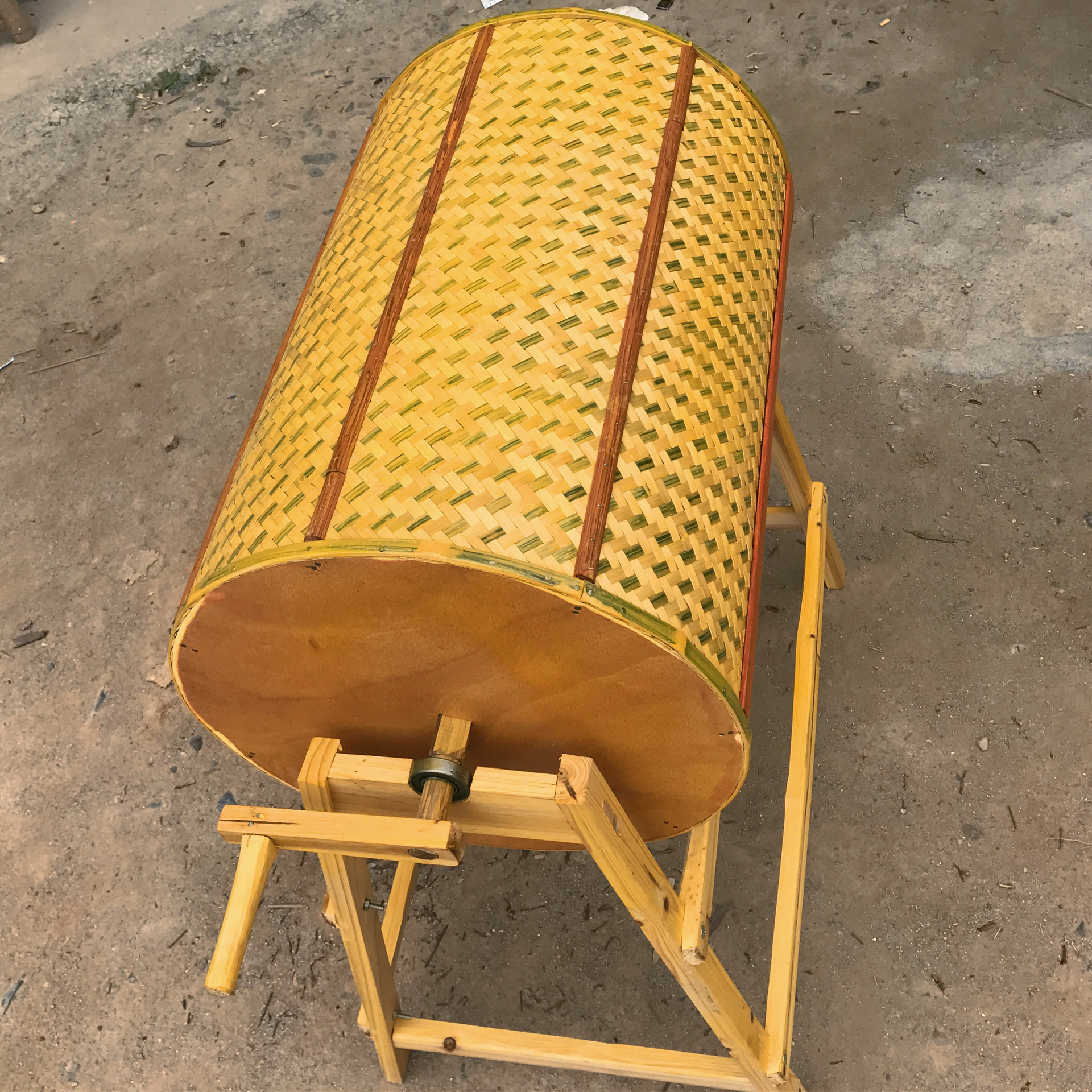 家用小型手动摇青机竹编制品厂家直销