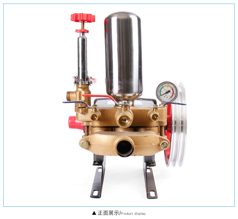 广嘉120型机械新物理喷雾泵高动力高压力柱塞泵多功能农药泵