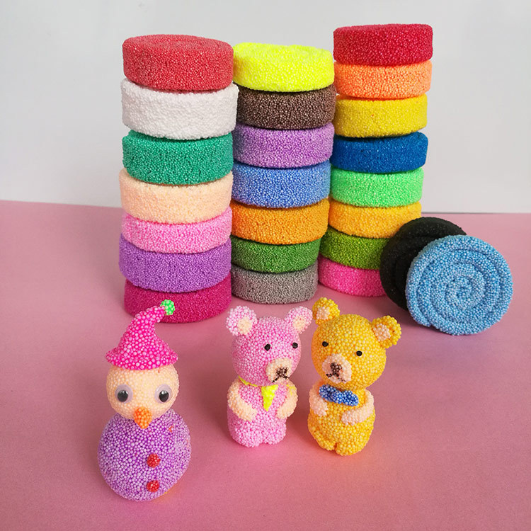 高品质 100g雪花泥 不粘手不粘袋100克珍珠泥 细颗粒安全无味