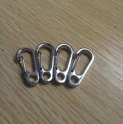 热销曝款 简洁迷你d型挂扣钥匙扣快挂钩登山扣edc随身工具