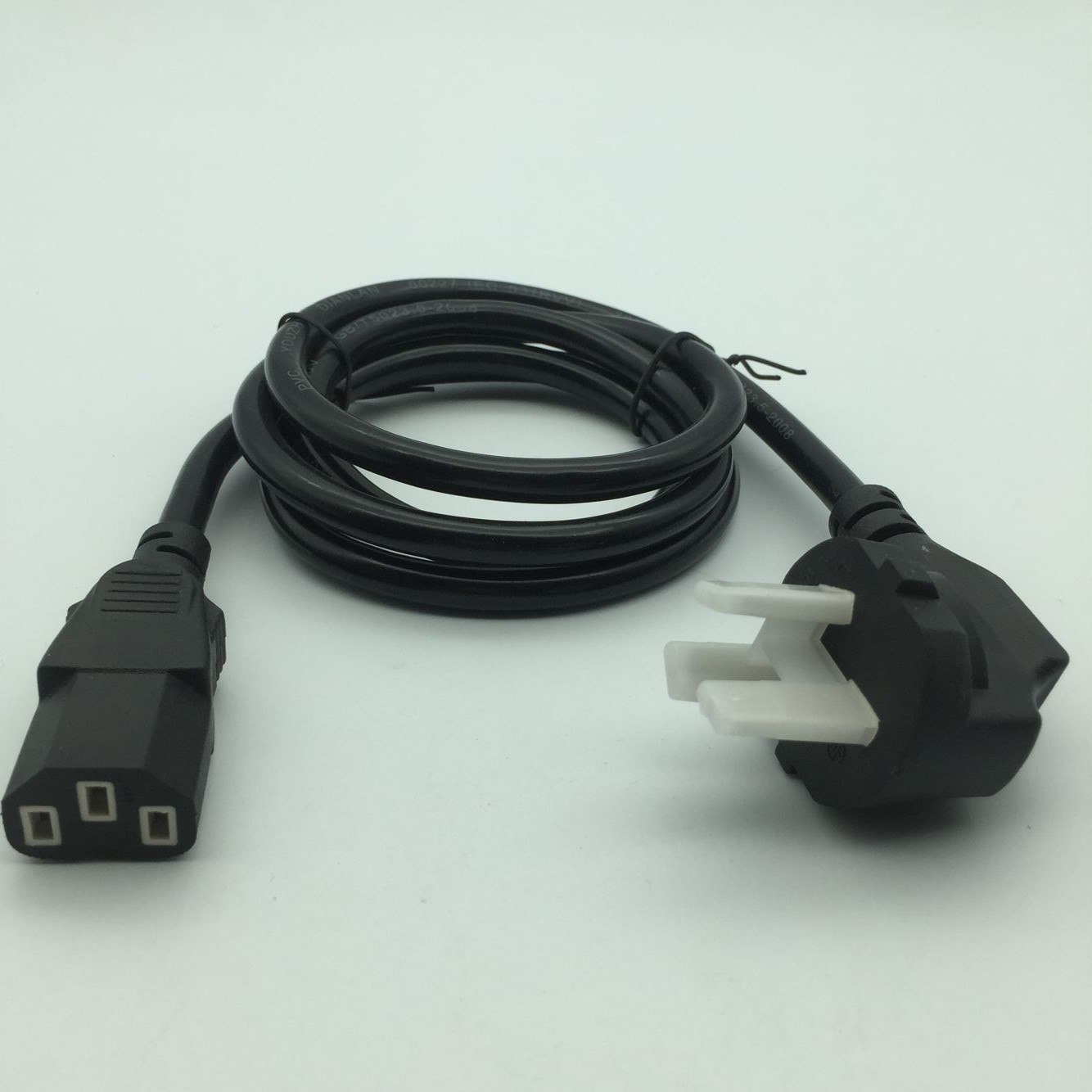 奥格a107黑品字尾电源线电子称电饭锅电源线品字插头线烤箱连接线