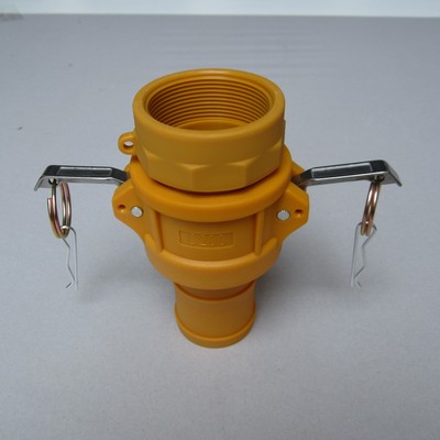 塑料尼龙快速不锈钢手柄内丝公母成套阴端软管带卡套活接头15-100