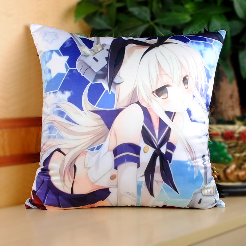 舰队定制创意汽车沙发靠枕动漫卡通周边抱枕套批发一件代发