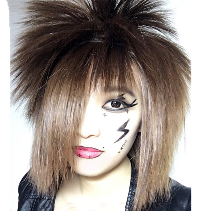 厂家批发男女可用节日假发多色杀马特非主流cos型爆炸头假发头套