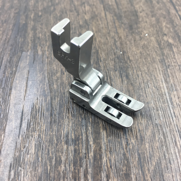 平车spk-3带轴承滚轮压脚 工业缝纫机皮革专用轮子压脚 全钢