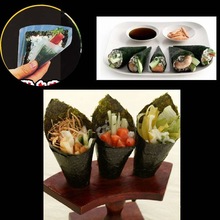 手卷寿司模具 DIY紫菜包饭团模具套装 2张模具送料理铲寿司机