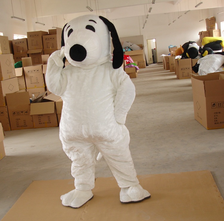 厂家直销卡通人偶服装跨境小狗行走玩偶表演服汪汪狗演出服京巴狗