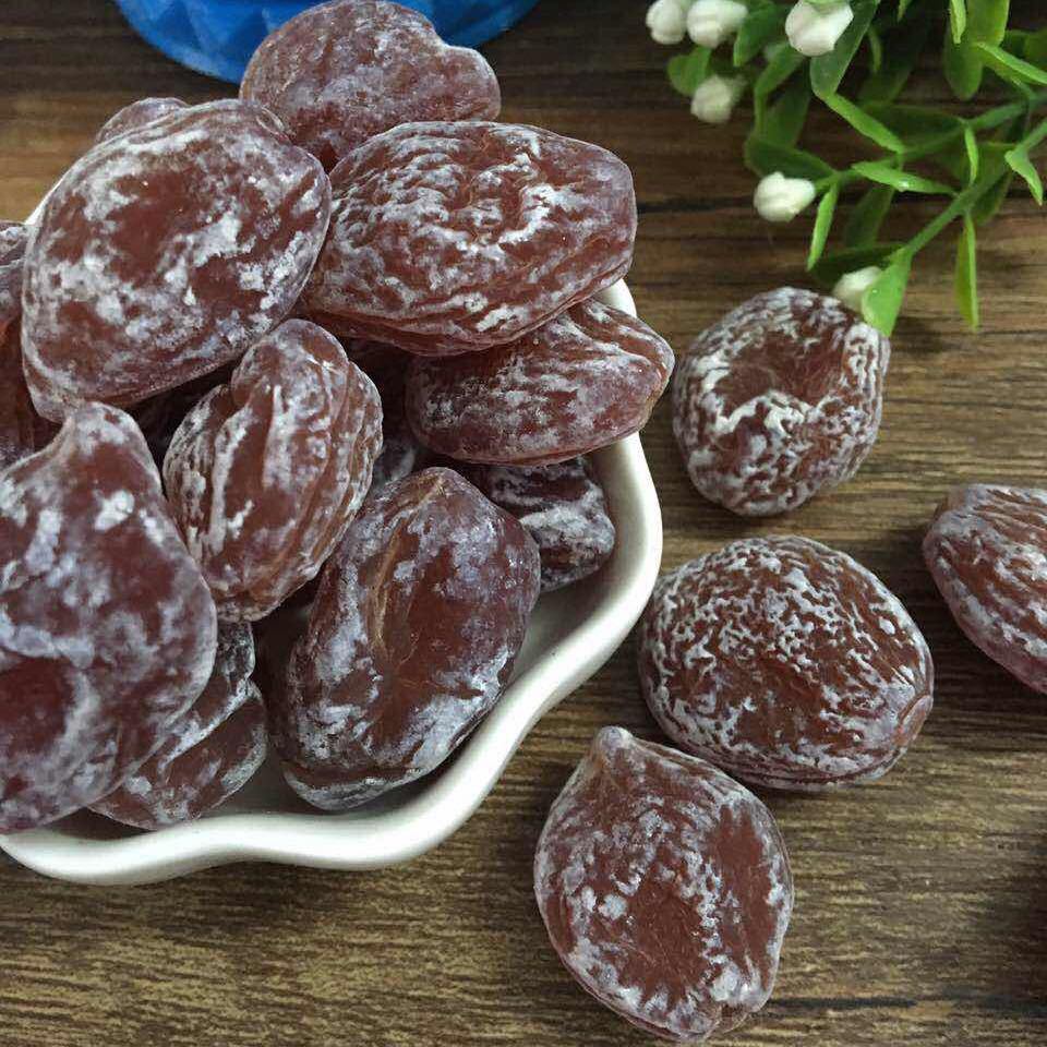 批发散装褐色瓜子梅 妃子梅 无核槟榔梅肉 蜜饯果脯10斤装