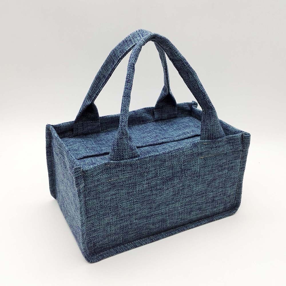 亚麻棉布艺纸巾盒 挂提式面手纸袋 时尚布制手提袋 提供logo刺绣