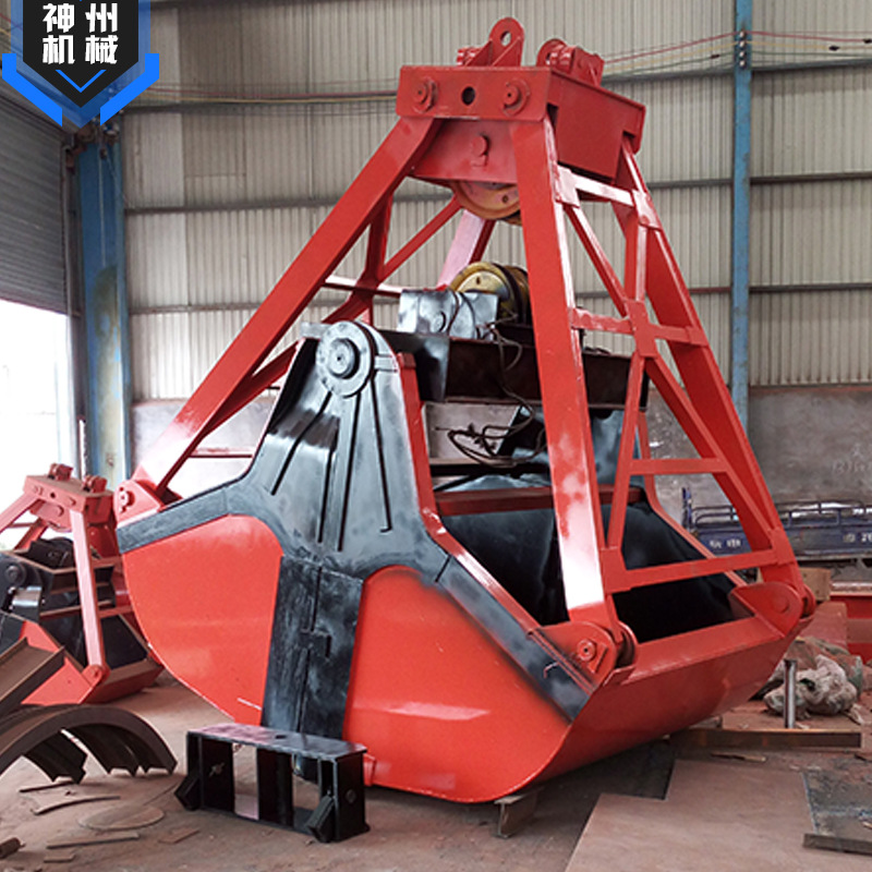 直供小型液压电动葫芦抓斗 起重机单绳悬挂废钢厂液压抓斗起重机