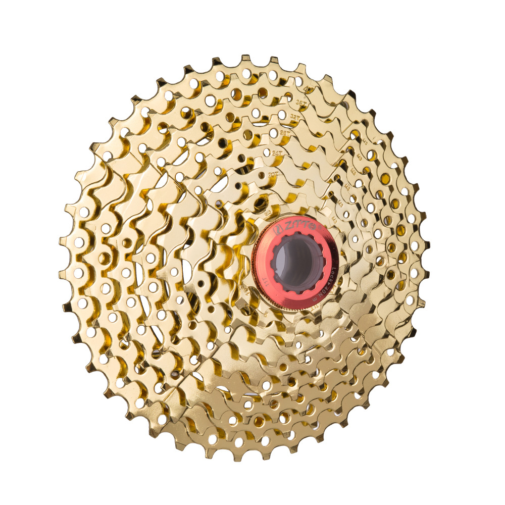 ztto追途9速11-40t大飞轮 金色飞轮爬坡飞轮齿片山地车卡式变速齿