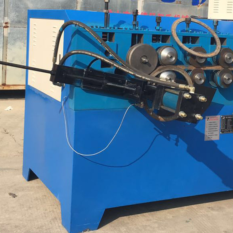 厂家扁铁法兰机_定制扁钢打圈机 全自动数控镀锌圆法兰 扁铁成型机