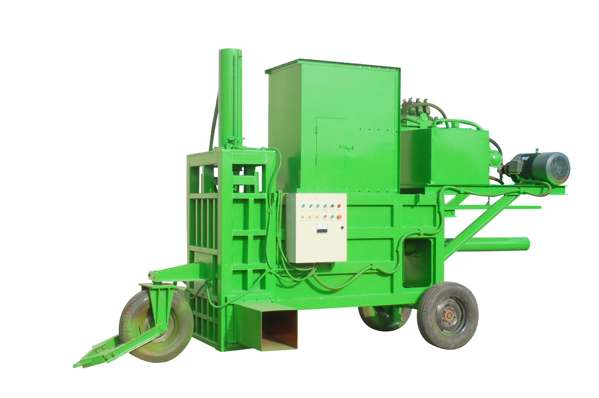 干湿两用青储黄储打包机 稻草麦秸打包机 粉碎打包机一体机