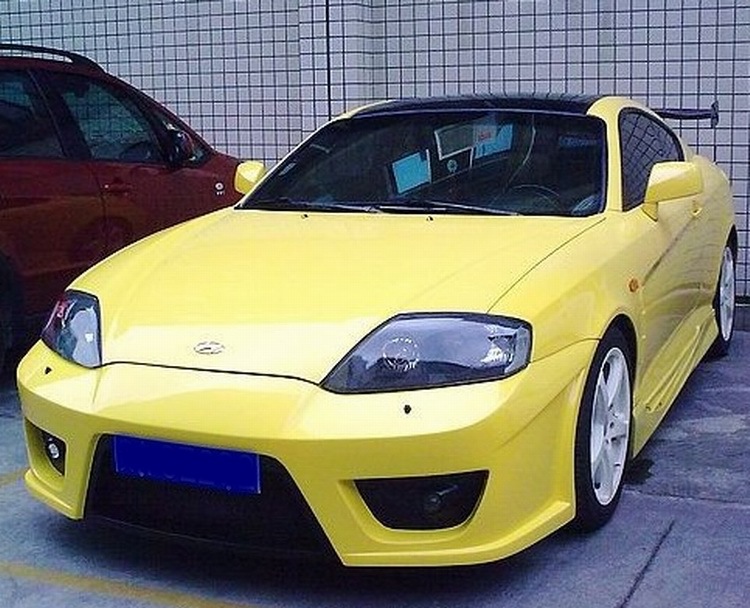 适用2004-05款现代酷派大包围03-06汽车改装配件酷派前杠后杠侧裙