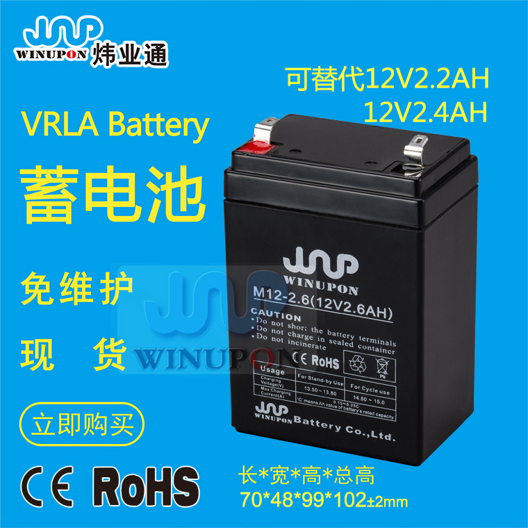 铅酸蓄电池 12（V） 蓄电池铅酸电梯电源