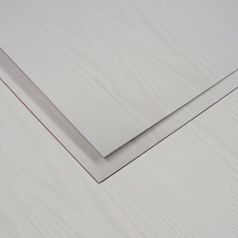 天然白栓山纹木皮饰面板 高档家用装饰材料 环保白色面板