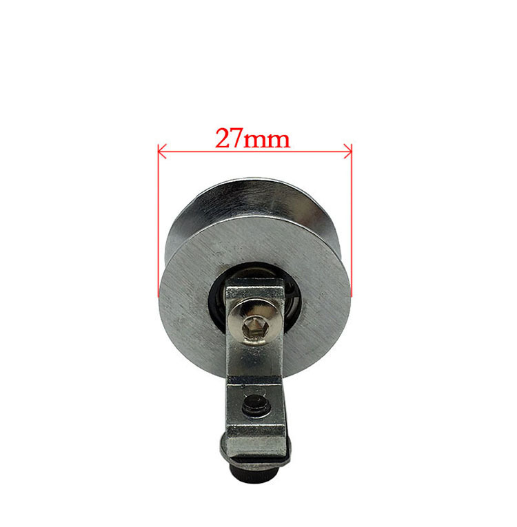 绞弓镀铬钢过线导轮导线轮穿线轮铝座弓带配件束丝机束线对绞线机