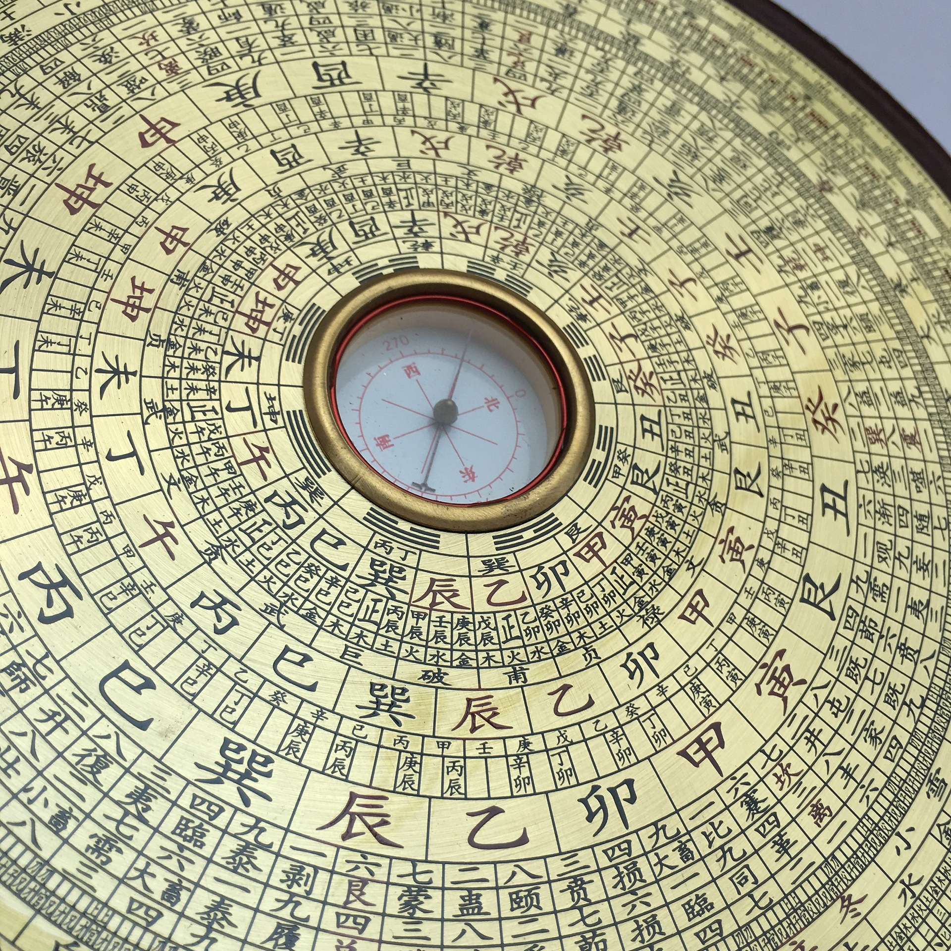 鑫雕六寸综合专业罗盘 厂家批发 地理宗教 正品专业风水 雕刻罗经