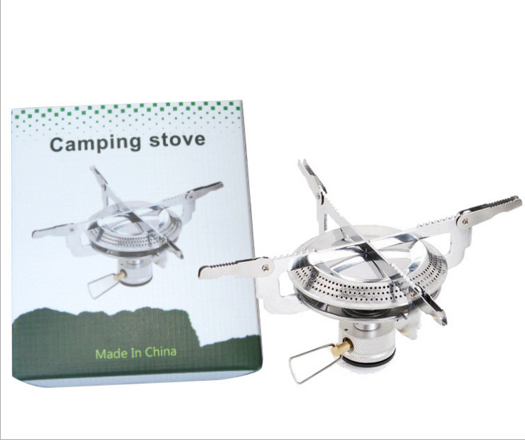 Outdoor Camping Stove Disc Gas Stove Portable Stove Head with Free Oxford Fabric Bag Wholesale