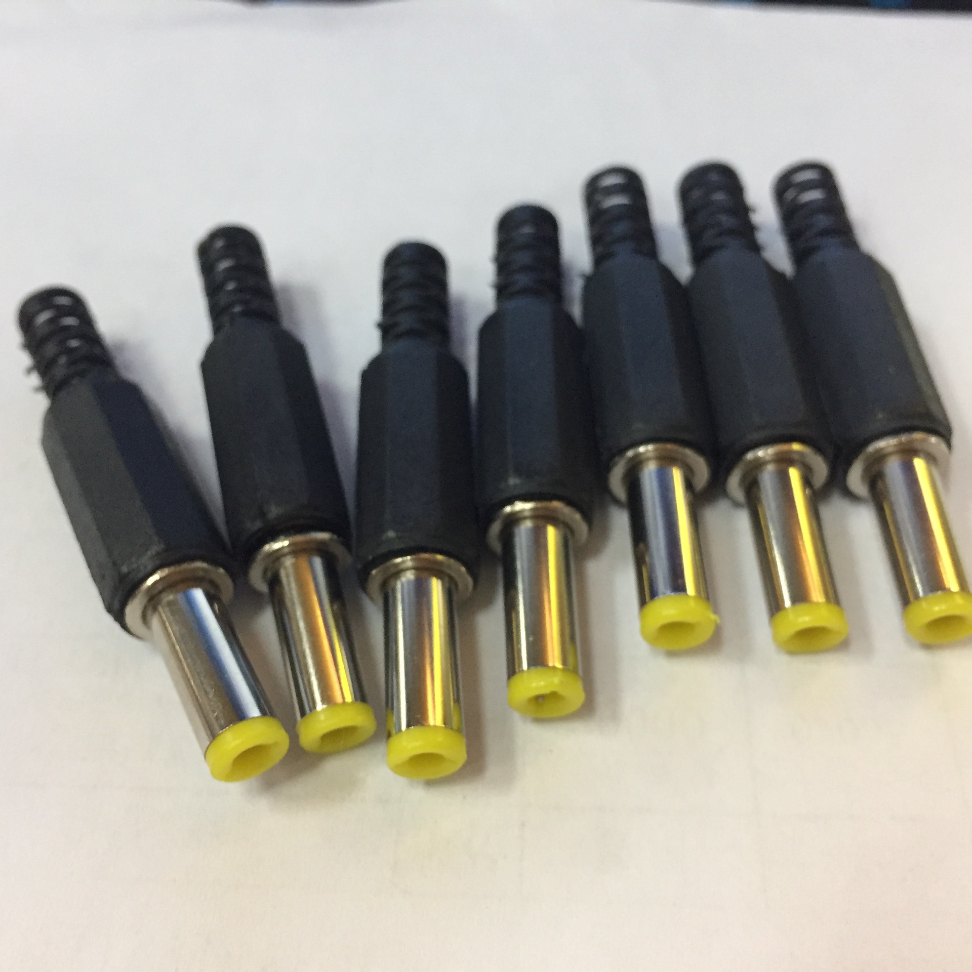 厂家直销dc5525公头焊线式dc5.5*2.5mm电源接口dc插头5.5*2.5*14