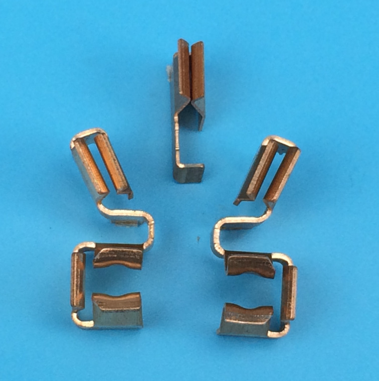 工厂生产智能插座弹片 电源磷铜接触弹片 国标英规美规开关铜片定