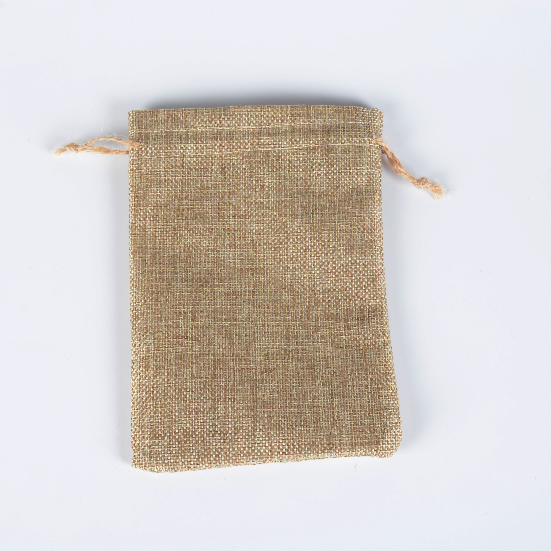麻布束口袋 10x15cm 礼品首饰品小布袋 咖啡麻布收纳袋 批发定制