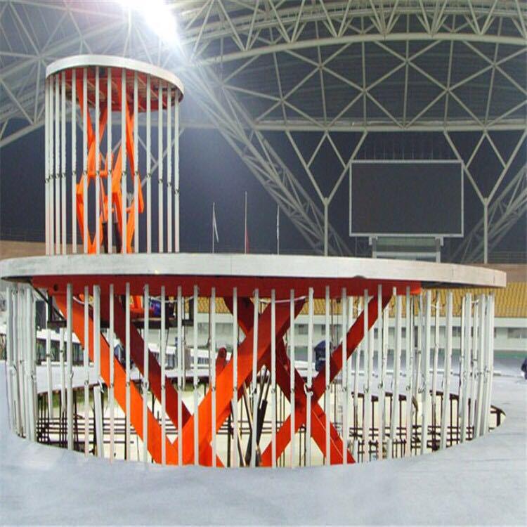 升降旋转舞台 固定式电动液压升降平台 升降机 旋转舞台升降机