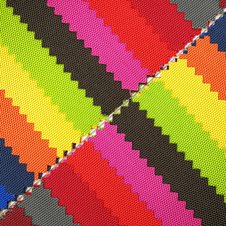 2018现货批发900d古治尼龙pvc斜管染色牛津涤纶箱包布古池面料