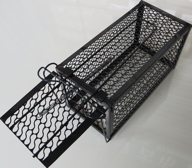 中号老鼠笼捕鼠器老鼠笼子家用捕鼠笼灭鼠器连续捕灭鼠贴百世包邮