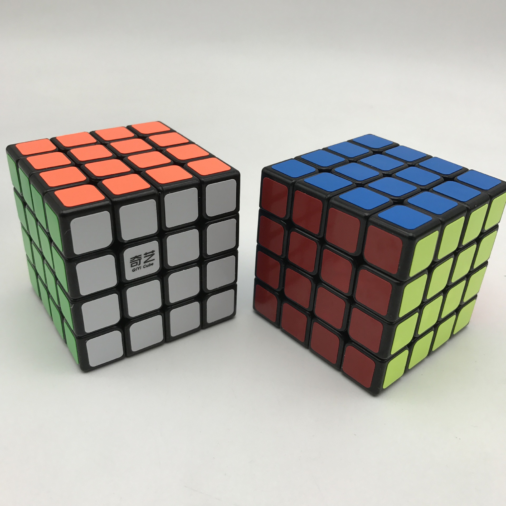 奇艺魔方入门四阶启源黑色白色成人学生比赛脑力玩具义乌玩具批发