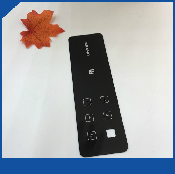 小家电钢化玻璃面板 2mm厚玻璃加工 丝印半透 厂家专业提供