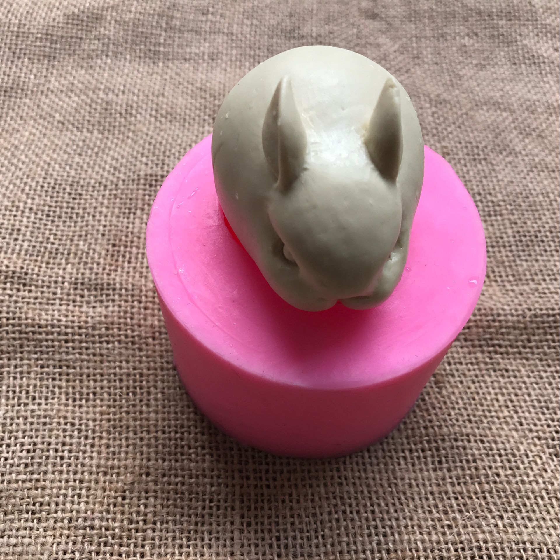 3d立体兔子硅胶模具