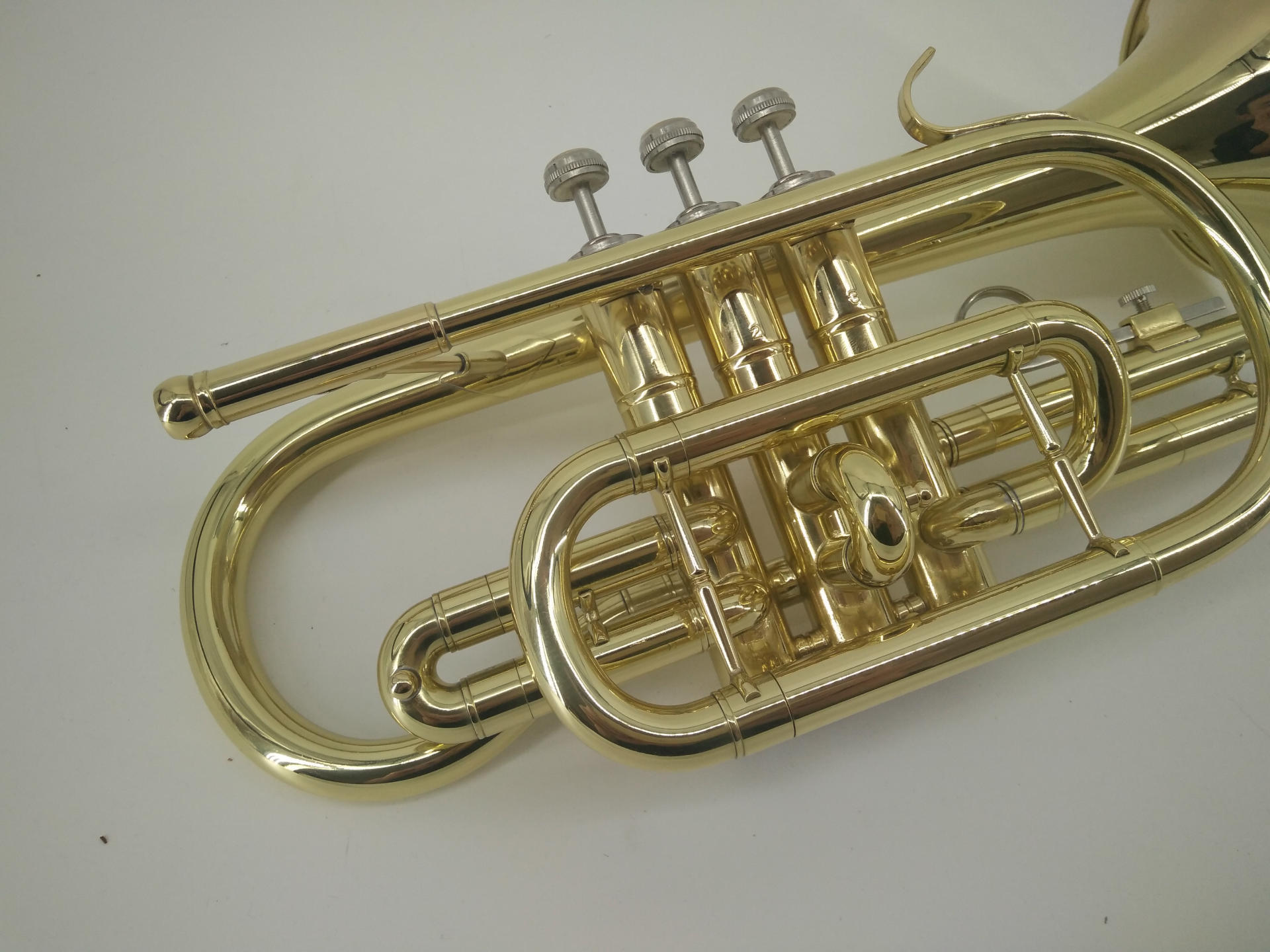 jm降b调短号 小号乐器 双色短号 三音短号 初学乐队