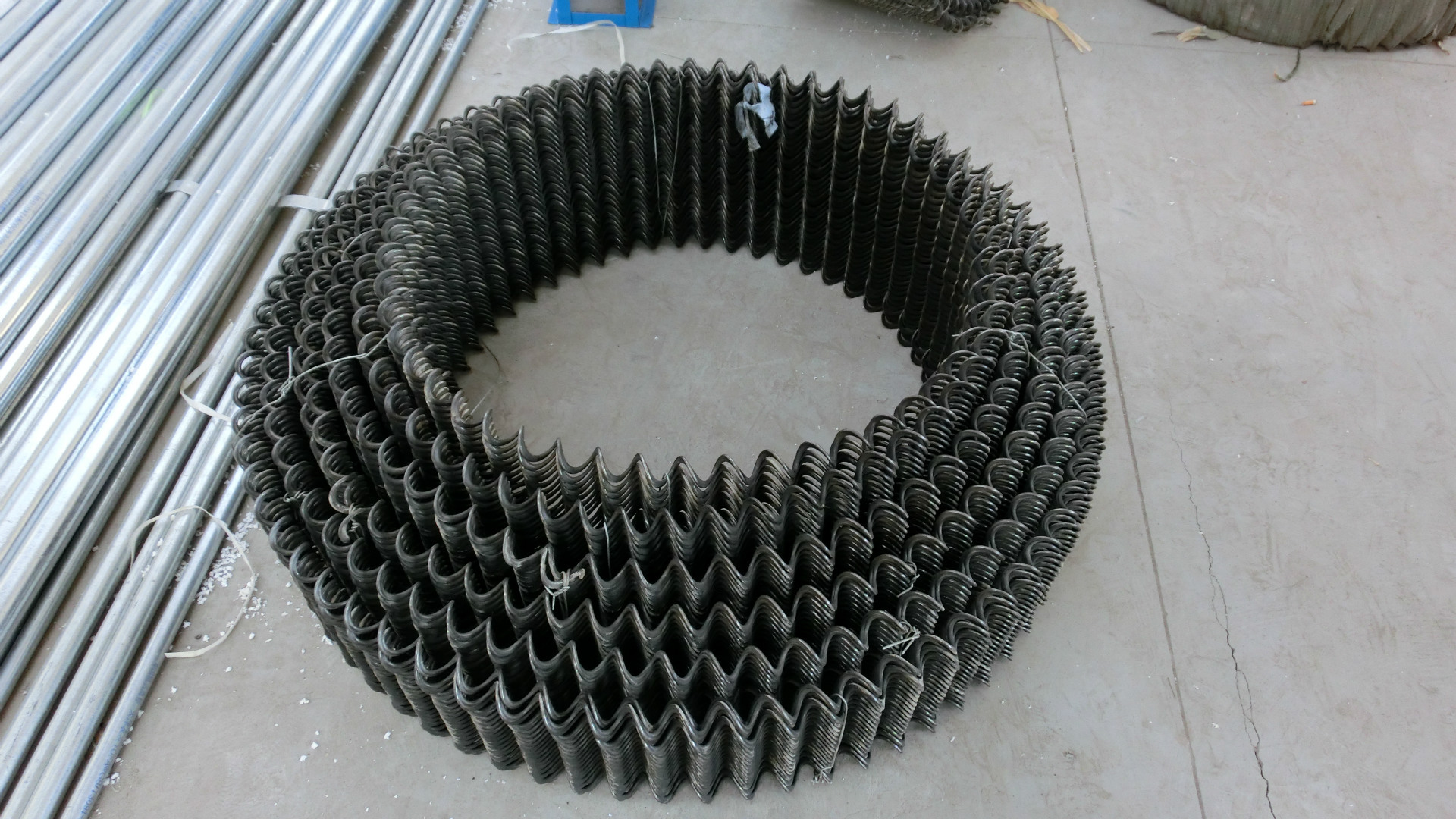 南非进口养殖专用绞龙 弹簧喂料设备 螺旋绞龙型号75# 料线绞龙